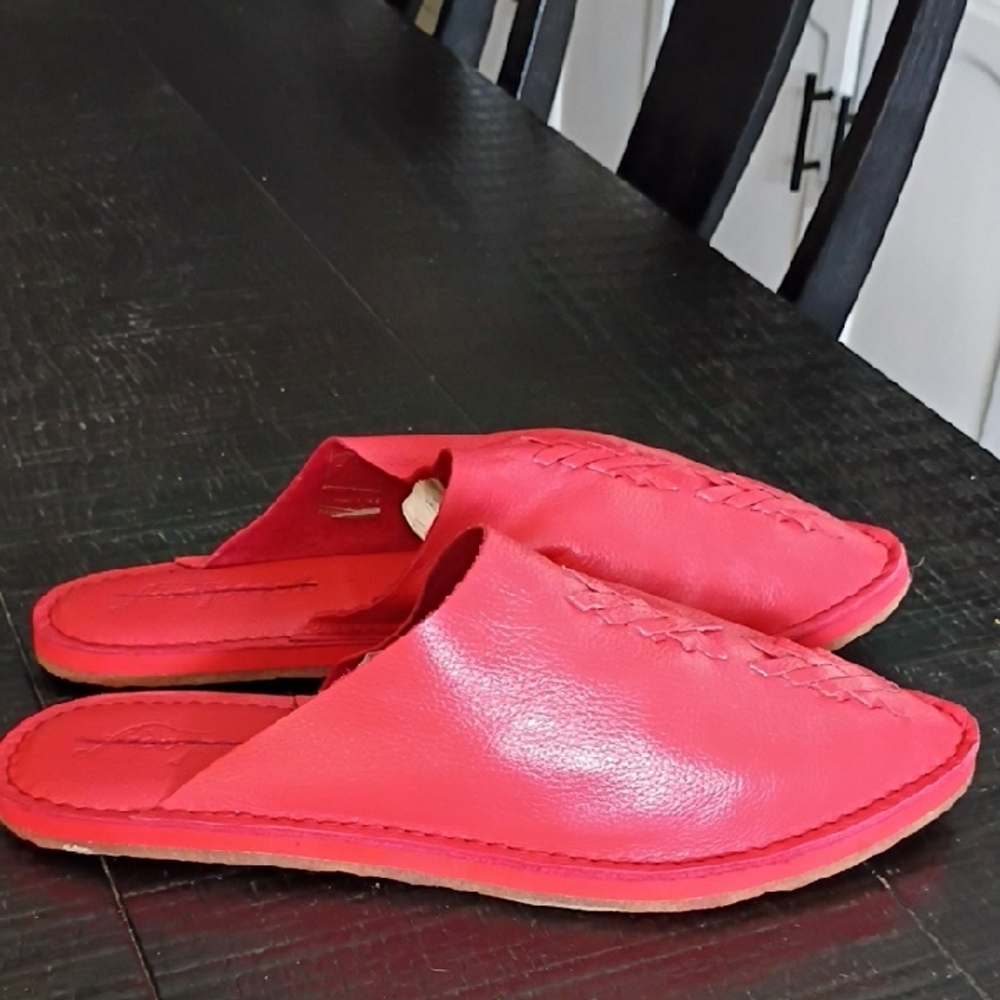 FREE PEOPLE LEATHER MULES FOR WOMEN - Picture 4 of 10